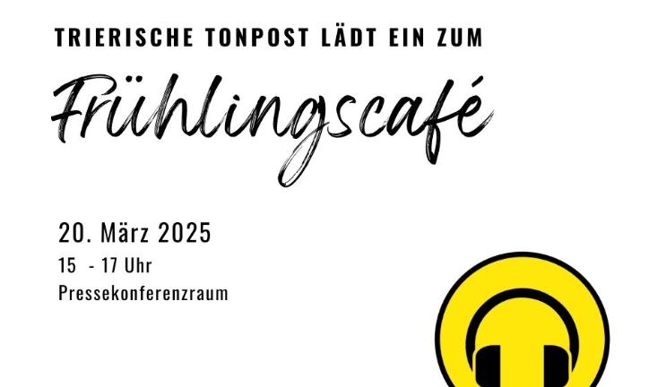 Einladung zum Frühlingscafé am 20. März